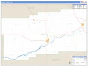 Nance County, NE <br /> Wall Map <br /> Zip Code <br /> Basic Style 2024 Map