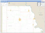Nemaha County, NE <br /> Wall Map <br /> Zip Code <br /> Basic Style 2024 Map
