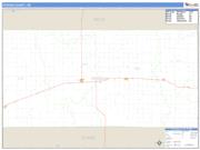 Perkins County, NE <br /> Wall Map <br /> Zip Code <br /> Basic Style 2024 Map