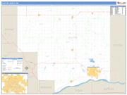 Platte County, NE <br /> Wall Map <br /> Zip Code <br /> Basic Style 2024 Map