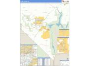 Clark County, NV <br /> Wall Map <br /> Zip Code <br /> Basic Style 2024 Map
