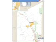 Dona Ana County, NM <br /> Wall Map <br /> Zip Code <br /> Basic Style 2024 Map