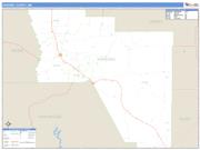 Harding County, NM <br /> Wall Map <br /> Zip Code <br /> Basic Style 2024 Map