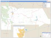 San Miguel County, NM <br /> Wall Map <br /> Zip Code <br /> Basic Style 2024 Map