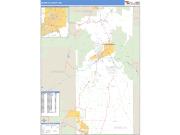 Santa Fe County, NM <br /> Wall Map <br /> Zip Code <br /> Basic Style 2024 Map