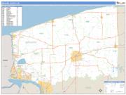 Niagara County, NY <br /> Wall Map <br /> Zip Code <br /> Basic Style 2024 Map