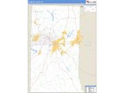 Alamance County, NC <br /> Wall Map <br /> Zip Code <br /> Basic Style 2024 Map