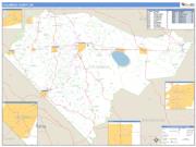 Columbus County, NC <br /> Wall Map <br /> Zip Code <br /> Basic Style 2024 Map