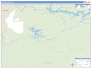 Graham County, NC <br /> Wall Map <br /> Zip Code <br /> Basic Style 2024 Map