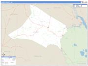 Jones County, NC <br /> Wall Map <br /> Zip Code <br /> Basic Style 2024 Map