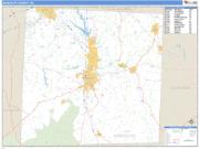 Randolph County, NC <br /> Wall Map <br /> Zip Code <br /> Basic Style 2024 Map