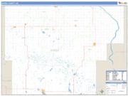 Burke County, ND <br /> Wall Map <br /> Zip Code <br /> Basic Style 2024 Map
