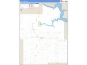 Dunn County, ND <br /> Wall Map <br /> Zip Code <br /> Basic Style 2024 Map