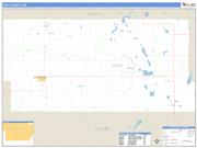 Eddy County, ND <br /> Wall Map <br /> Zip Code <br /> Basic Style 2024 Map