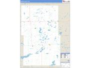 Kidder County, ND <br /> Wall Map <br /> Zip Code <br /> Basic Style 2024 Map