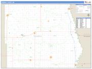 Pembina County, ND <br /> Wall Map <br /> Zip Code <br /> Basic Style 2024 Map