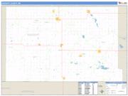 Sargent County, ND <br /> Wall Map <br /> Zip Code <br /> Basic Style 2024 Map