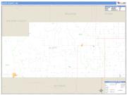 Slope County, ND <br /> Wall Map <br /> Zip Code <br /> Basic Style 2024 Map