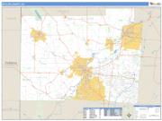 Butler County, OH <br /> Wall Map <br /> Zip Code <br /> Basic Style 2024 Map