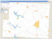 Harrison County, OH <br /> Wall Map <br /> Zip Code <br /> Basic Style 2024 Map