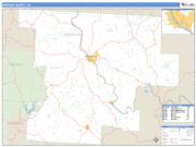 Morgan County, OH <br /> Wall Map <br /> Zip Code <br /> Basic Style 2024 Map