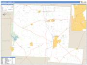 Pickaway County, OH <br /> Wall Map <br /> Zip Code <br /> Basic Style 2024 Map