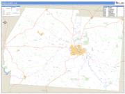 Ross County, OH <br /> Wall Map <br /> Zip Code <br /> Basic Style 2024 Map