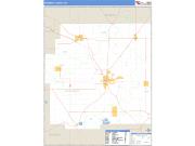 Wyandot County, OH <br /> Wall Map <br /> Zip Code <br /> Basic Style 2024 Map