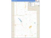 Caddo County, OK <br /> Wall Map <br /> Zip Code <br /> Basic Style 2024 Map