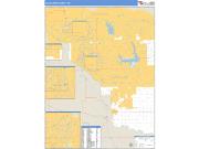 Cleveland County, OK <br /> Wall Map <br /> Zip Code <br /> Basic Style 2024 Map