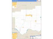 Cotton County, OK <br /> Wall Map <br /> Zip Code <br /> Basic Style 2024 Map