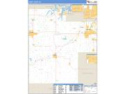 Creek County, OK <br /> Wall Map <br /> Zip Code <br /> Basic Style 2024 Map