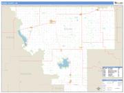Kiowa County, OK <br /> Wall Map <br /> Zip Code <br /> Basic Style 2024 Map