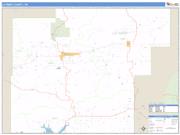 Latimer County, OK <br /> Wall Map <br /> Zip Code <br /> Basic Style 2024 Map