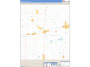 Lincoln County, OK <br /> Wall Map <br /> Zip Code <br /> Basic Style 2024 Map