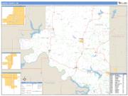 Osage County, OK <br /> Wall Map <br /> Zip Code <br /> Basic Style 2024 Map