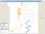 Ottawa County, OK <br /> Wall Map <br /> Zip Code <br /> Basic Style 2024 Map