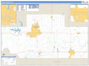 Payne County, OK <br /> Wall Map <br /> Zip Code <br /> Basic Style 2024 Map