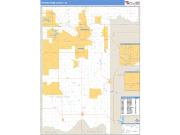Pottawatomie County, OK <br /> Wall Map <br /> Zip Code <br /> Basic Style 2024 Map