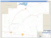 Pushmataha County, OK <br /> Wall Map <br /> Zip Code <br /> Basic Style 2024 Map