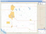 Stephens County, OK <br /> Wall Map <br /> Zip Code <br /> Basic Style 2024 Map