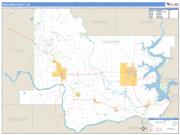 Wagoner County, OK <br /> Wall Map <br /> Zip Code <br /> Basic Style 2024 Map