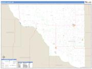 Woods County, OK <br /> Wall Map <br /> Zip Code <br /> Basic Style 2024 Map
