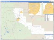 Deschutes County, OR <br /> Wall Map <br /> Zip Code <br /> Basic Style 2024 Map