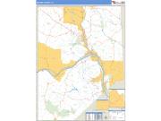 Beaver County, PA <br /> Wall Map <br /> Zip Code <br /> Basic Style 2024 Map