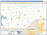 Crawford County, PA <br /> Wall Map <br /> Zip Code <br /> Basic Style 2024 Map
