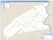 Perry County, PA <br /> Wall Map <br /> Zip Code <br /> Basic Style 2024 Map