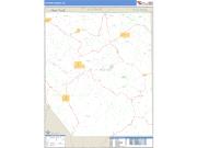 Potter County, PA <br /> Wall Map <br /> Zip Code <br /> Basic Style 2024 Map
