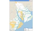 Beaufort County, SC <br /> Wall Map <br /> Zip Code <br /> Basic Style 2024 Map