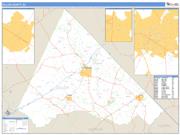 Dillon County, SC <br /> Wall Map <br /> Zip Code <br /> Basic Style 2024 Map